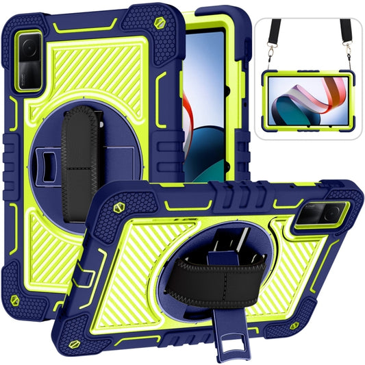 360 Degree Rotation PC Contrast Silicone Tablet Case