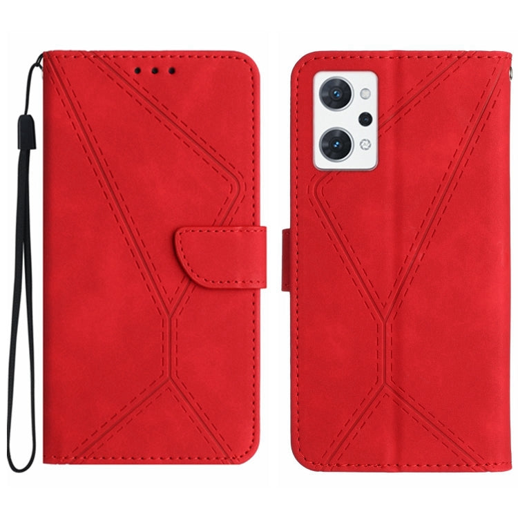 Stitching Embossed Leather Phone Case, For OPPO A17 / A17K, For OPPO A54 4G / A16, For OPPO A54 5G / A74 5G, For OPPO A55s JP, For OPPO A57 4G / A77 4G, For OPPO A78 5G, For OPPO Reno7 A JP, For OPPO Reno8 4G / Reno7 4G, For OPPO Reno8 T 4G������������...