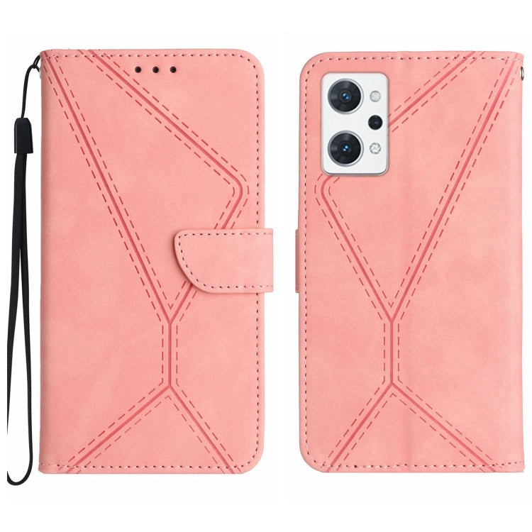Stitching Embossed Leather Phone Case, For OPPO A17 / A17K, For OPPO A54 4G / A16, For OPPO A54 5G / A74 5G, For OPPO A55s JP, For OPPO A57 4G / A77 4G, For OPPO A78 5G, For OPPO Reno7 A JP, For OPPO Reno8 4G / Reno7 4G, For OPPO Reno8 T 4G������������...