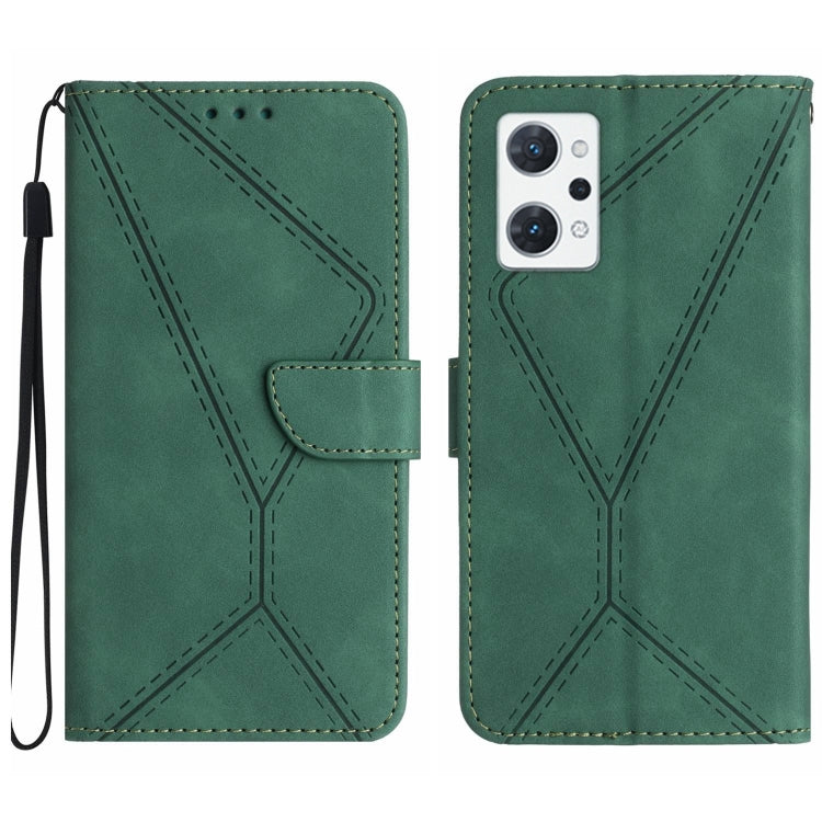 Stitching Embossed Leather Phone Case, For OPPO A17 / A17K, For OPPO A54 4G / A16, For OPPO A54 5G / A74 5G, For OPPO A55s JP, For OPPO A57 4G / A77 4G, For OPPO A78 5G, For OPPO Reno7 A JP, For OPPO Reno8 4G / Reno7 4G, For OPPO Reno8 T 4G������������...