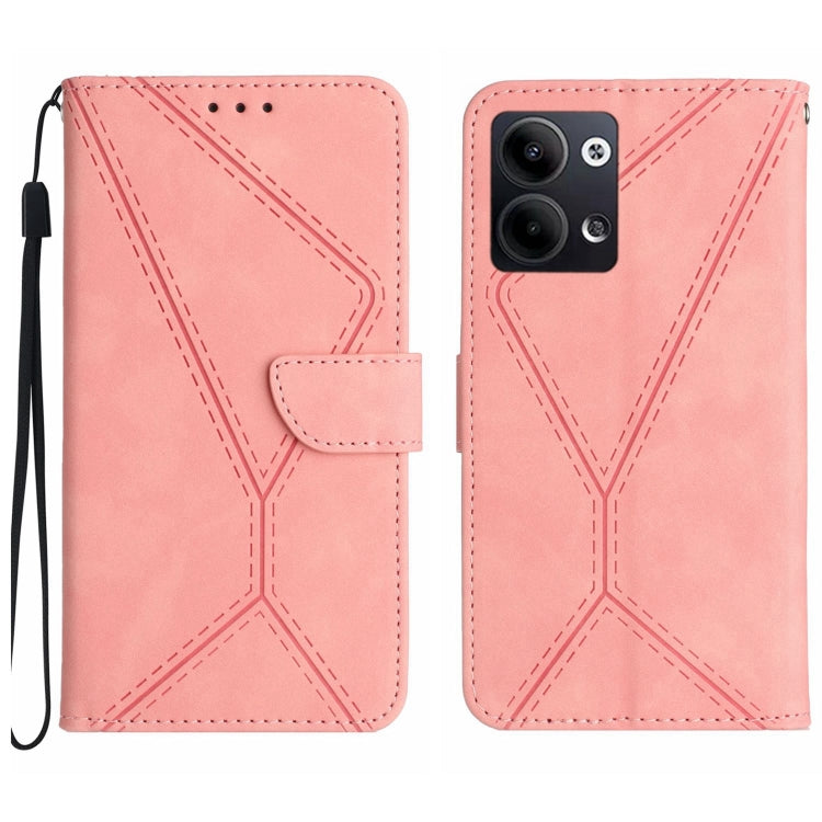Stitching Embossed Leather Phone Case, For OPPO A17 / A17K, For OPPO A54 4G / A16, For OPPO A54 5G / A74 5G, For OPPO A55s JP, For OPPO A57 4G / A77 4G, For OPPO A78 5G, For OPPO Reno7 A JP, For OPPO Reno8 4G / Reno7 4G, For OPPO Reno8 T 4G������������...
