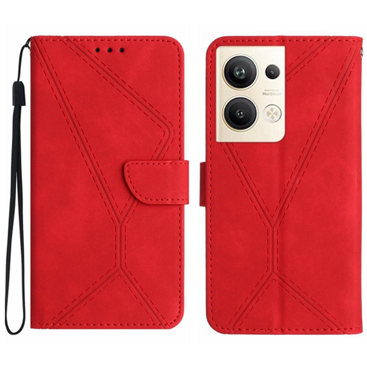 Stitching Embossed Leather Phone Case, For OPPO A17 / A17K, For OPPO A54 4G / A16, For OPPO A54 5G / A74 5G, For OPPO A55s JP, For OPPO A57 4G / A77 4G, For OPPO A78 5G, For OPPO Reno7 A JP, For OPPO Reno8 4G / Reno7 4G, For OPPO Reno8 T 4G������������...