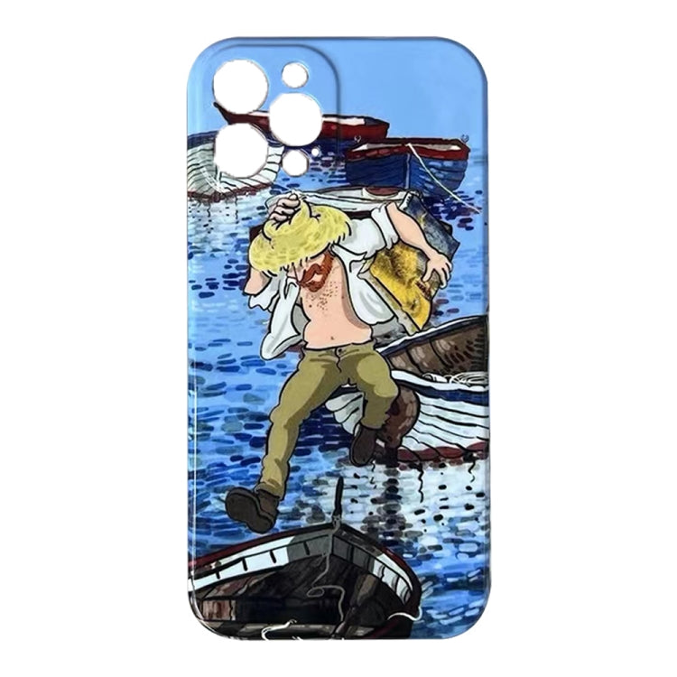 Oil Painting Pattern Glossy PC Phone Case, For iPhone 15 Pro Max, For iPhone 15 Pro, For iPhone 15 Plus, For iPhone 15, For iPhone 14 Plus, For iPhone 14, For iPhone 14 Pro, For iPhone 14 Pro Max, For iPhone SE 2022/2020 / 8 / 7, For iPhone 13 Pro Max�...