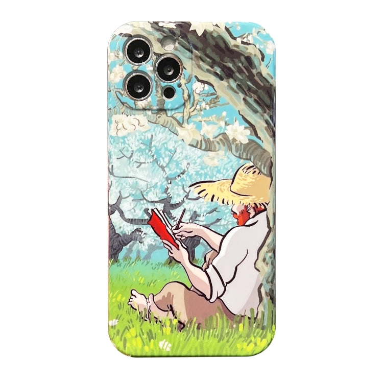 Oil Painting Pattern Glossy PC Phone Case, For iPhone 15 Pro Max, For iPhone 15 Pro, For iPhone 15 Plus, For iPhone 15, For iPhone 14 Plus, For iPhone 14, For iPhone 14 Pro, For iPhone 14 Pro Max, For iPhone SE 2022/2020 / 8 / 7, For iPhone 13 Pro Max�...