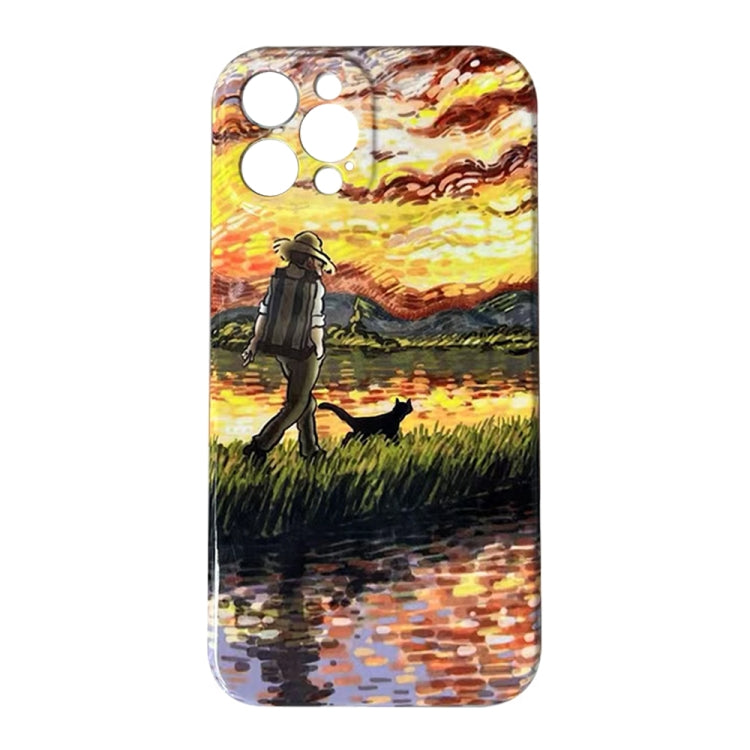 Oil Painting Pattern Glossy PC Phone Case, For iPhone 15 Pro Max, For iPhone 15 Pro, For iPhone 15 Plus, For iPhone 15, For iPhone 14 Plus, For iPhone 14, For iPhone 14 Pro, For iPhone 14 Pro Max, For iPhone SE 2022/2020 / 8 / 7, For iPhone 13 Pro Max�...