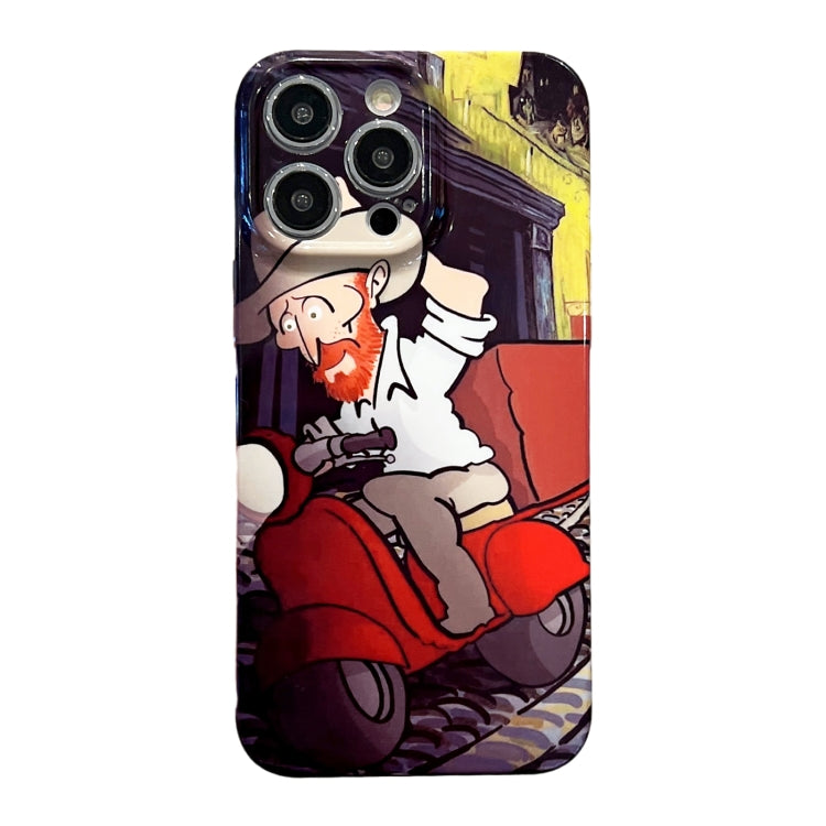 Oil Painting Pattern Glossy PC Phone Case, For iPhone 15 Pro Max, For iPhone 15 Pro, For iPhone 15 Plus, For iPhone 15, For iPhone 14 Plus, For iPhone 14, For iPhone 14 Pro, For iPhone 14 Pro Max, For iPhone SE 2022/2020 / 8 / 7, For iPhone 13 Pro Max�...