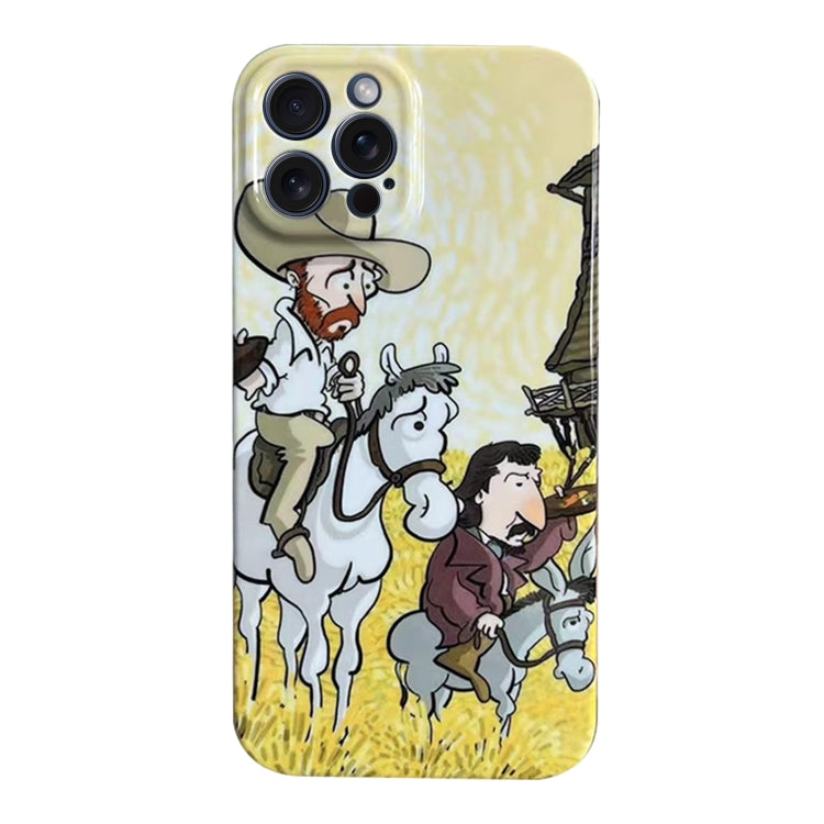 Oil Painting Pattern Glossy PC Phone Case, For iPhone 15 Pro Max, For iPhone 15 Pro, For iPhone 15 Plus, For iPhone 15, For iPhone 14 Plus, For iPhone 14, For iPhone 14 Pro, For iPhone 14 Pro Max, For iPhone SE 2022/2020 / 8 / 7, For iPhone 13 Pro Max�...