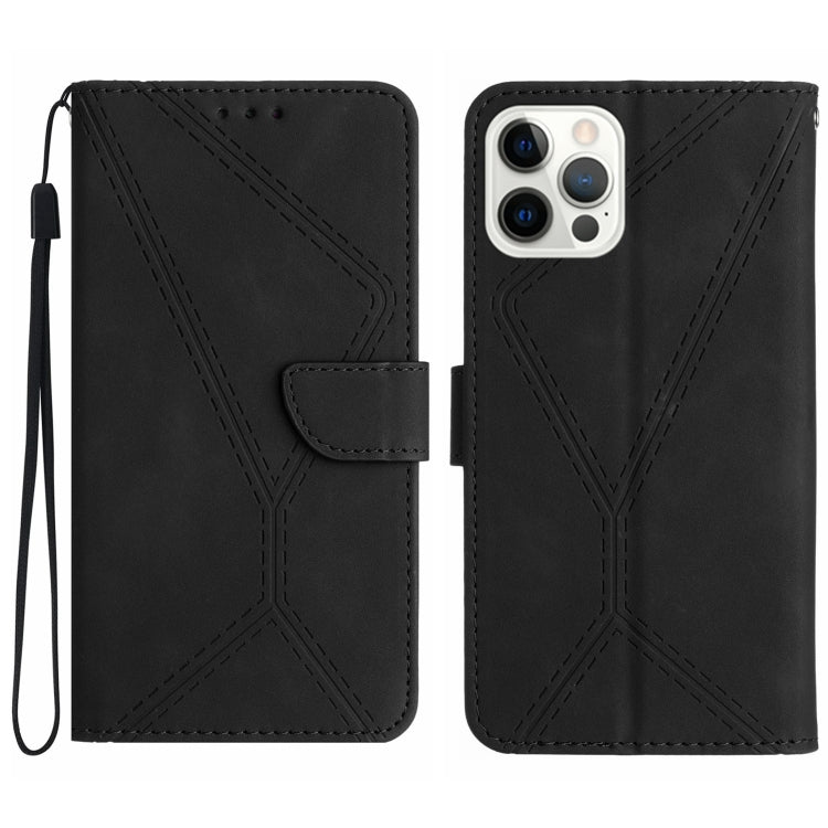 Stitching Embossed Leather Phone Case, For iPhone 14, For iPhone 14 Pro, For iPhone 14 Pro Max, For iPhone 13, For iPhone 13 Pro, For iPhone 13 Pro Max, For iPhone 12 / 12 Pro, For iPhone 12 Pro Max, For iPhone 11, For iPhone 11 Pro, For iPhone 11 Pro ...
