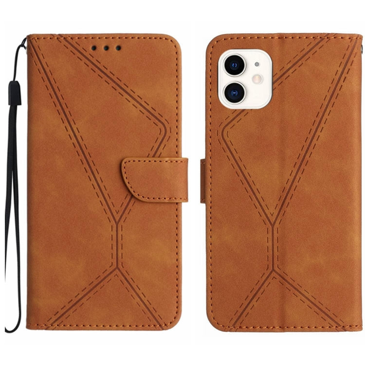 Stitching Embossed Leather Phone Case, For iPhone 14, For iPhone 14 Pro, For iPhone 14 Pro Max, For iPhone 13, For iPhone 13 Pro, For iPhone 13 Pro Max, For iPhone 12 / 12 Pro, For iPhone 12 Pro Max, For iPhone 11, For iPhone 11 Pro, For iPhone 11 Pro ...
