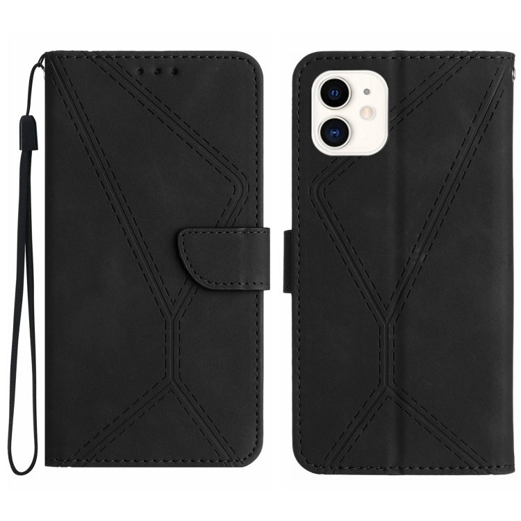 Stitching Embossed Leather Phone Case, For iPhone 14, For iPhone 14 Pro, For iPhone 14 Pro Max, For iPhone 13, For iPhone 13 Pro, For iPhone 13 Pro Max, For iPhone 12 / 12 Pro, For iPhone 12 Pro Max, For iPhone 11, For iPhone 11 Pro, For iPhone 11 Pro ...