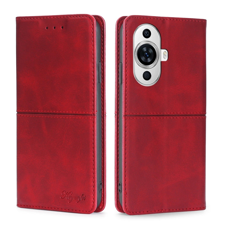 Cow Texture Magnetic Leather Phone Case, For Huawei Pura 70 Pro / 70 Pro+ 5G, For Huawei Pura 70 Ultra 5G, For Huawei nova 12i 4G, For Huawei Pura 70 5G, For Huawei nova 12 5G, For Huawei nova 11 Pro 4G / 11 Ultra 4G, For Huawei nova 11 4G
