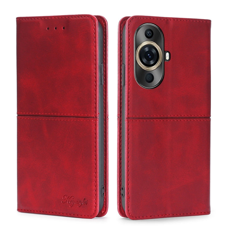 Cow Texture Magnetic Leather Phone Case, For Huawei Pura 70 Pro / 70 Pro+ 5G, For Huawei Pura 70 Ultra 5G, For Huawei nova 12i 4G, For Huawei Pura 70 5G, For Huawei nova 12 5G, For Huawei nova 11 Pro 4G / 11 Ultra 4G, For Huawei nova 11 4G