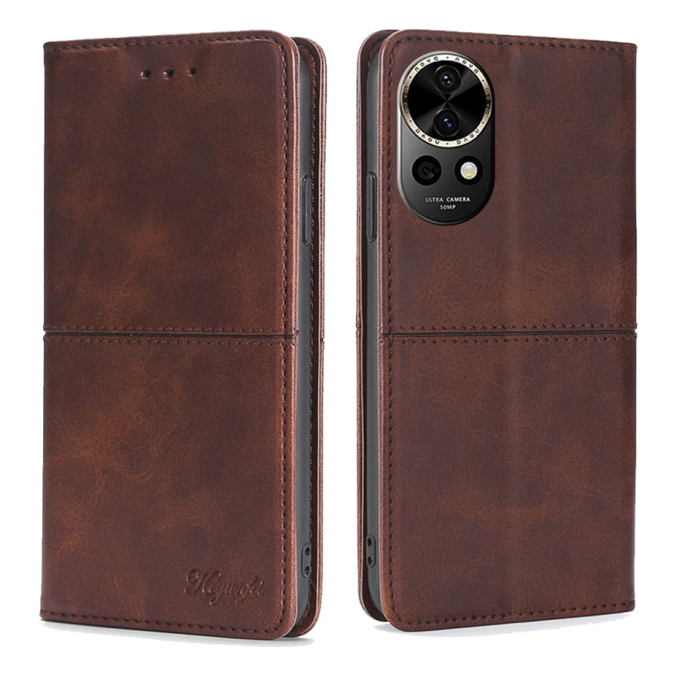 Cow Texture Magnetic Leather Phone Case, For Huawei Pura 70 Pro / 70 Pro+ 5G, For Huawei Pura 70 Ultra 5G, For Huawei nova 12i 4G, For Huawei Pura 70 5G, For Huawei nova 12 5G, For Huawei nova 11 Pro 4G / 11 Ultra 4G, For Huawei nova 11 4G