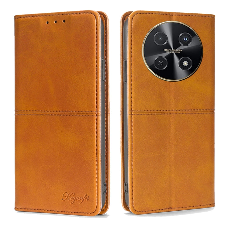 Cow Texture Magnetic Leather Phone Case, For Huawei Pura 70 Pro / 70 Pro+ 5G, For Huawei Pura 70 Ultra 5G, For Huawei nova 12i 4G, For Huawei Pura 70 5G, For Huawei nova 12 5G, For Huawei nova 11 Pro 4G / 11 Ultra 4G, For Huawei nova 11 4G