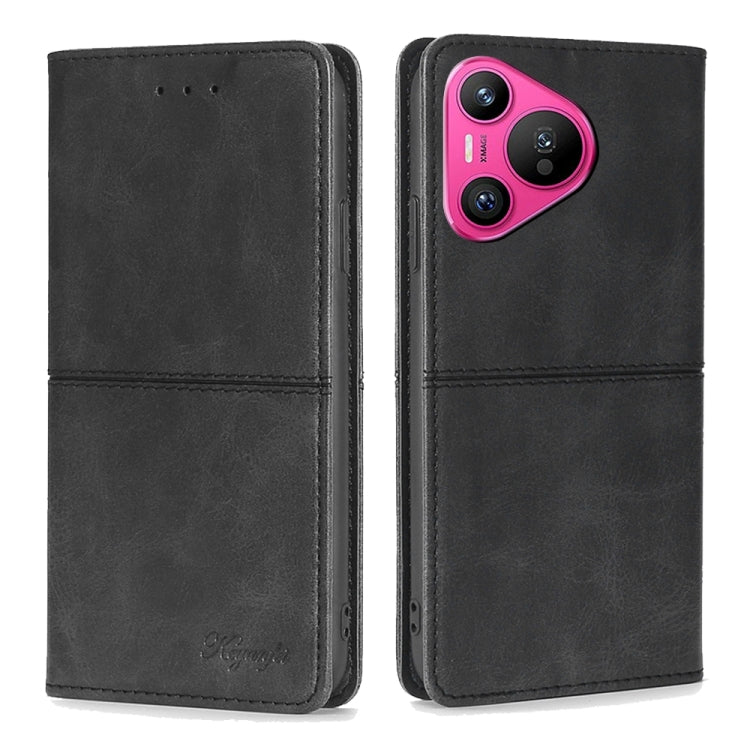 Cow Texture Magnetic Leather Phone Case, For Huawei Pura 70 Pro / 70 Pro+ 5G, For Huawei Pura 70 Ultra 5G, For Huawei nova 12i 4G, For Huawei Pura 70 5G, For Huawei nova 12 5G, For Huawei nova 11 Pro 4G / 11 Ultra 4G, For Huawei nova 11 4G