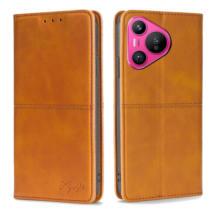 Cow Texture Magnetic Leather Phone Case, For Huawei Pura 70 Pro / 70 Pro+ 5G, For Huawei Pura 70 Ultra 5G, For Huawei nova 12i 4G, For Huawei Pura 70 5G, For Huawei nova 12 5G, For Huawei nova 11 Pro 4G / 11 Ultra 4G, For Huawei nova 11 4G