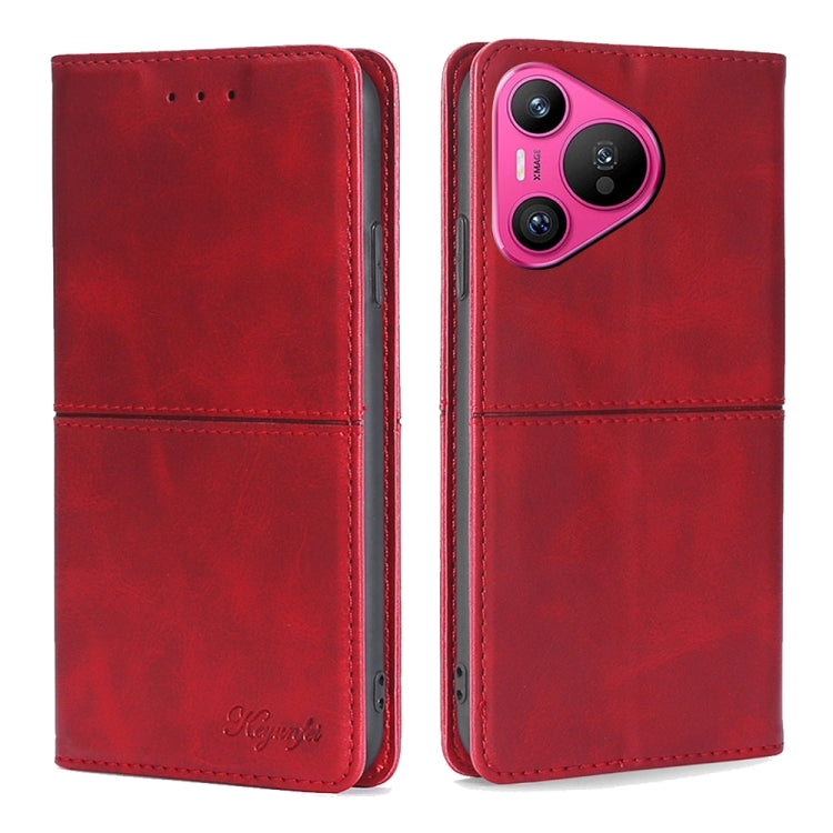 Cow Texture Magnetic Leather Phone Case, For Huawei Pura 70 Pro / 70 Pro+ 5G, For Huawei Pura 70 Ultra 5G, For Huawei nova 12i 4G, For Huawei Pura 70 5G, For Huawei nova 12 5G, For Huawei nova 11 Pro 4G / 11 Ultra 4G, For Huawei nova 11 4G