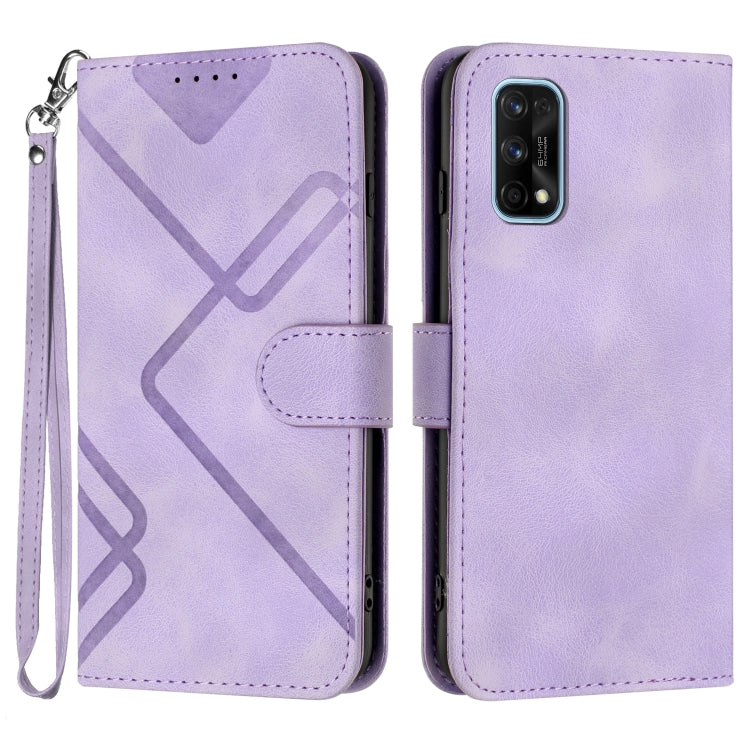Line Pattern Skin Feel Leather Phone Case, For Realme C15/C12/Narzo 20/7i Global, For Realme 7 / Narzo 20 Pro, For Realme 7 Pro, For OPPO A79