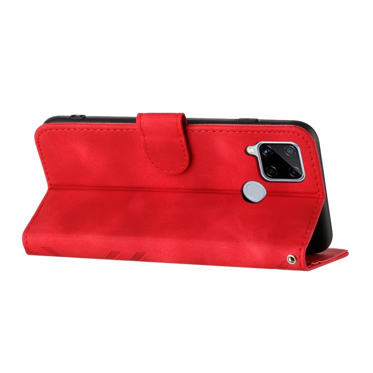 Line Pattern Skin Feel Leather Phone Case, For Realme C15/C12/Narzo 20/7i Global, For Realme 7 / Narzo 20 Pro, For Realme 7 Pro, For OPPO A79