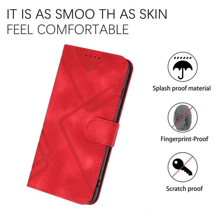 Line Pattern Skin Feel Leather Phone Case, For Realme C15/C12/Narzo 20/7i Global, For Realme 7 / Narzo 20 Pro, For Realme 7 Pro, For OPPO A79