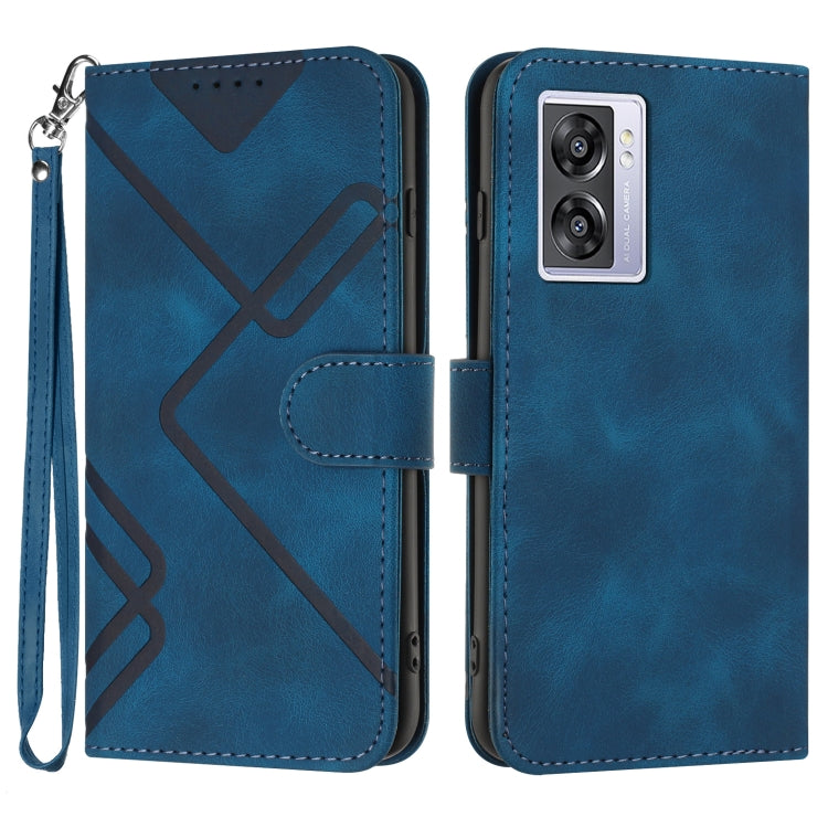 Line Pattern Skin Feel Leather Phone Case, For Realme C75 Global, For Realme GT7 Pro, For Realme 13 Pro / 13 Pro+ Global, For Realme GT 6 / GT 6T, For Realme C63 / C61 Global, For Realme  12 Lite / C67 4G Global, For Realme GT5 Pro, For Realme 10 Pro��...