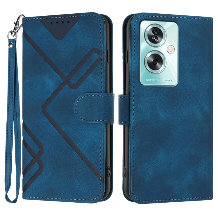 Line Pattern Skin Feel Leather Phone Case, For Realme C15/C12/Narzo 20/7i Global, For Realme 7 / Narzo 20 Pro, For Realme 7 Pro, For OPPO A79