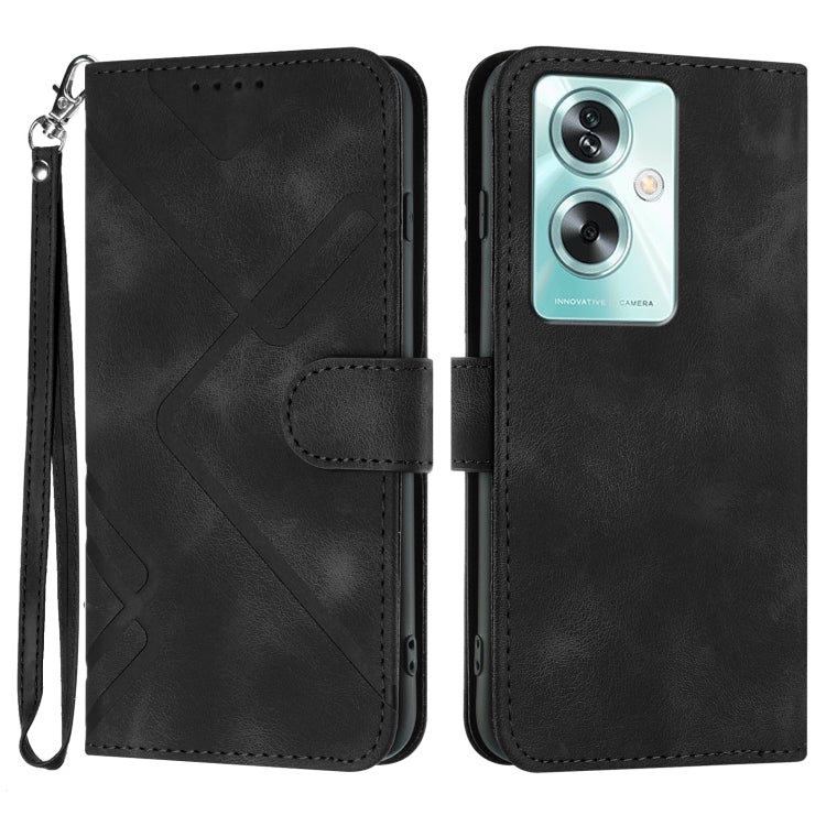 Line Pattern Skin Feel Leather Phone Case, For Realme C15/C12/Narzo 20/7i Global, For Realme 7 / Narzo 20 Pro, For Realme 7 Pro, For OPPO A79