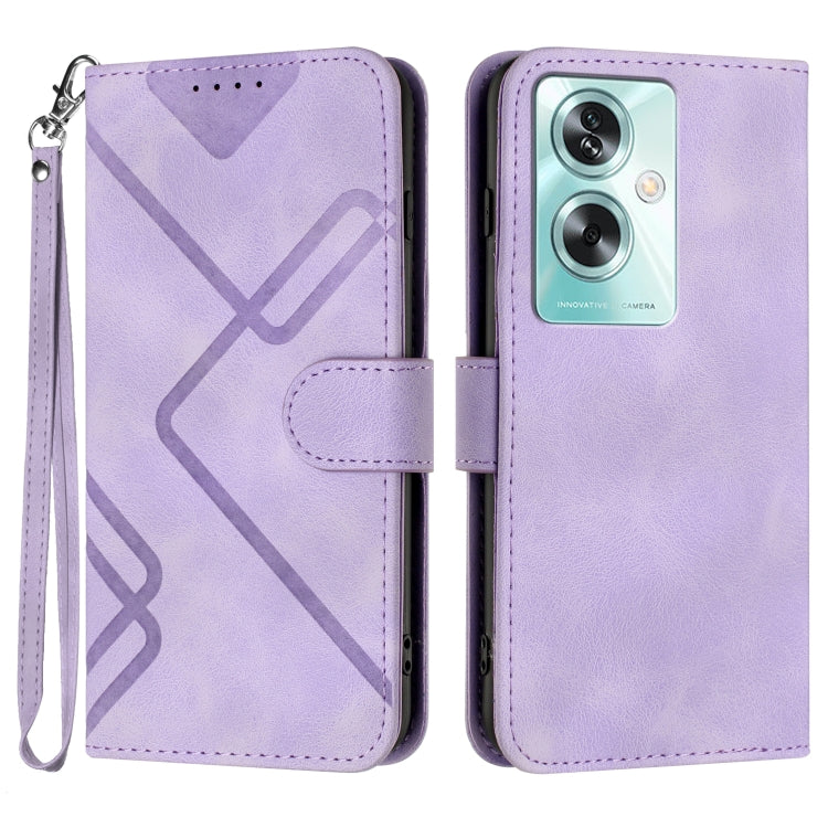 Line Pattern Skin Feel Leather Phone Case, For Realme C15/C12/Narzo 20/7i Global, For Realme 7 / Narzo 20 Pro, For Realme 7 Pro, For OPPO A79