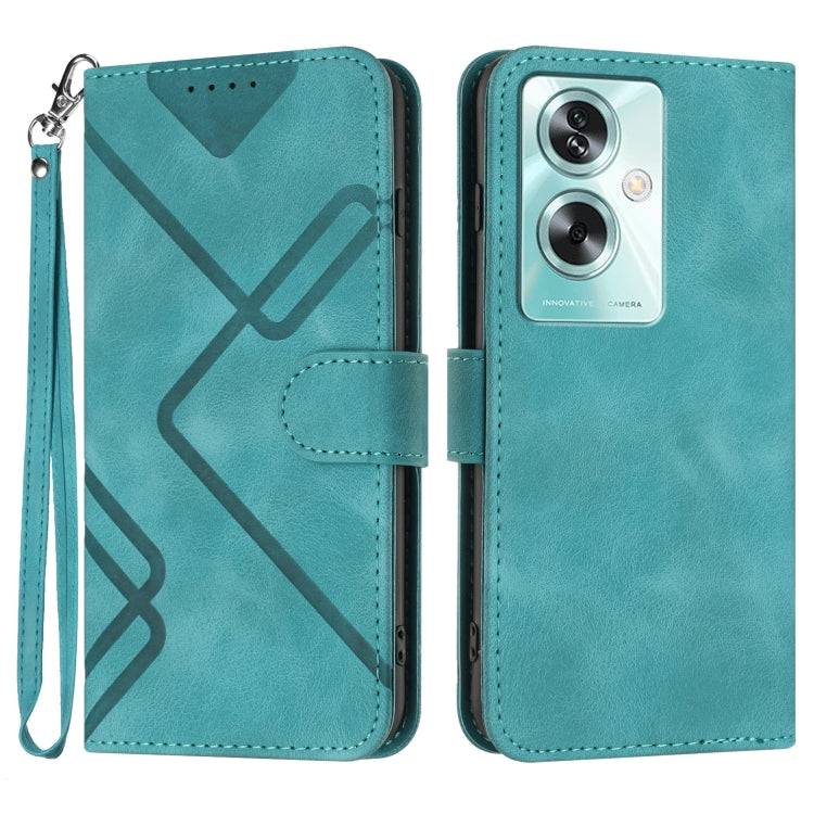 Line Pattern Skin Feel Leather Phone Case, For Realme C15/C12/Narzo 20/7i Global, For Realme 7 / Narzo 20 Pro, For Realme 7 Pro, For OPPO A79