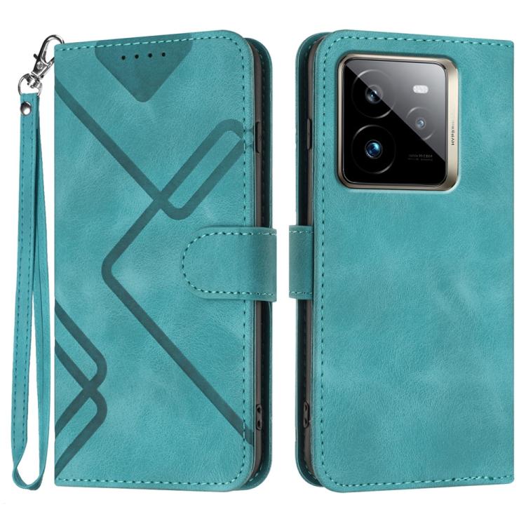 Line Pattern Skin Feel Leather Phone Case, For Realme C75 Global, For Realme GT7 Pro, For Realme 13 Pro / 13 Pro+ Global, For Realme GT 6 / GT 6T, For Realme C63 / C61 Global, For Realme  12 Lite / C67 4G Global, For Realme GT5 Pro, For Realme 10 Pro��...