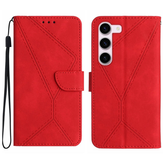 Stitching Embossed Leather Phone Case