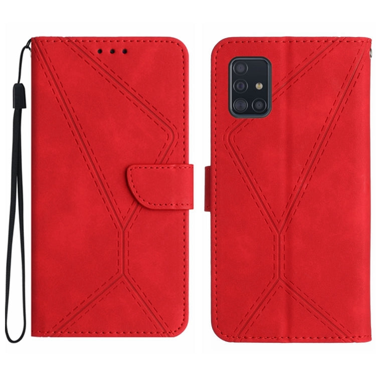 Stitching Embossed Leather Phone Case