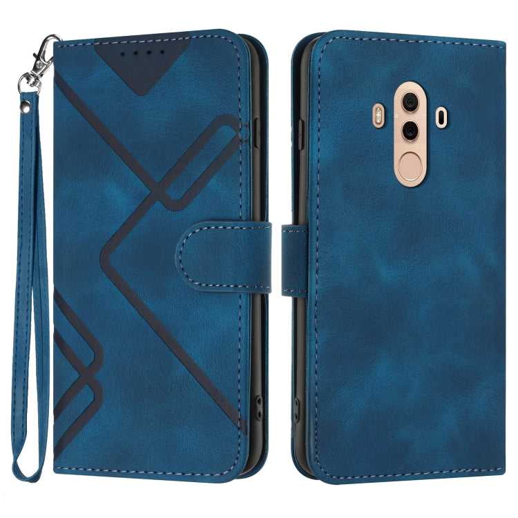 Line Pattern Skin Feel Leather Phone Case, For Huawei P30 Pro, For Huawei P smart 2019/nova lite 3, For Huawei Mate 20 Pro, For Huawei Mate 20 lite/Maimang 7, For Huawei P20 Pro, For Huawei P20 lite, For Huawei P smart 2018/Enjoy 7S��������������������...