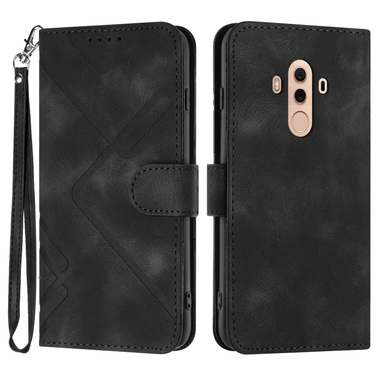 Line Pattern Skin Feel Leather Phone Case, For Huawei P30 Pro, For Huawei P smart 2019/nova lite 3, For Huawei Mate 20 Pro, For Huawei Mate 20 lite/Maimang 7, For Huawei P20 Pro, For Huawei P20 lite, For Huawei P smart 2018/Enjoy 7S��������������������...