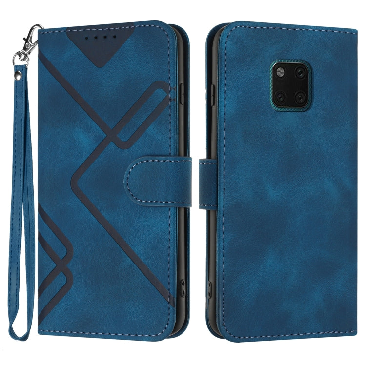 Line Pattern Skin Feel Leather Phone Case, For Huawei P30 Pro, For Huawei P smart 2019/nova lite 3, For Huawei Mate 20 Pro, For Huawei Mate 20 lite/Maimang 7, For Huawei P20 Pro, For Huawei P20 lite, For Huawei P smart 2018/Enjoy 7S��������������������...