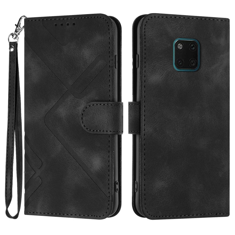 Line Pattern Skin Feel Leather Phone Case, For Huawei P30 Pro, For Huawei P smart 2019/nova lite 3, For Huawei Mate 20 Pro, For Huawei Mate 20 lite/Maimang 7, For Huawei P20 Pro, For Huawei P20 lite, For Huawei P smart 2018/Enjoy 7S��������������������...