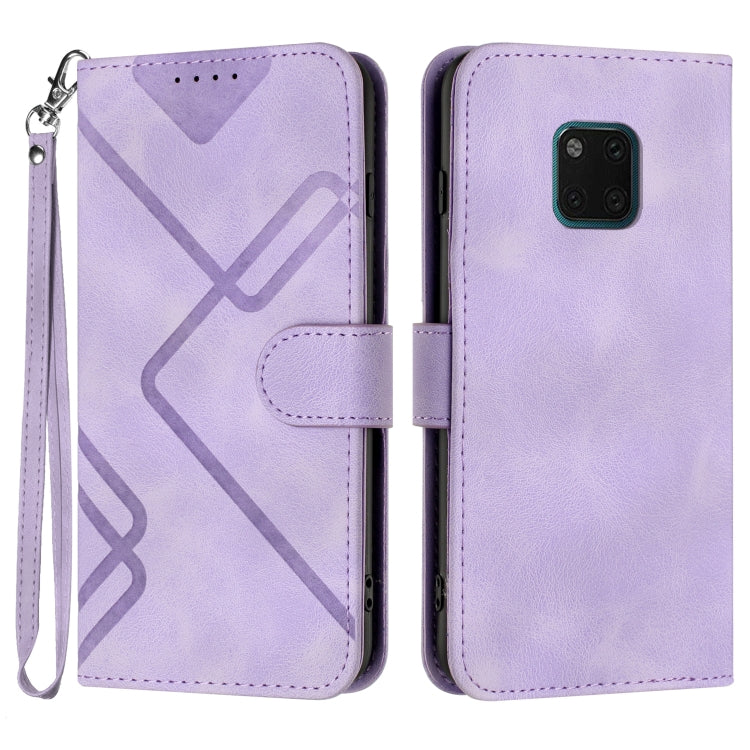 Line Pattern Skin Feel Leather Phone Case, For Huawei P30 Pro, For Huawei P smart 2019/nova lite 3, For Huawei Mate 20 Pro, For Huawei Mate 20 lite/Maimang 7, For Huawei P20 Pro, For Huawei P20 lite, For Huawei P smart 2018/Enjoy 7S��������������������...