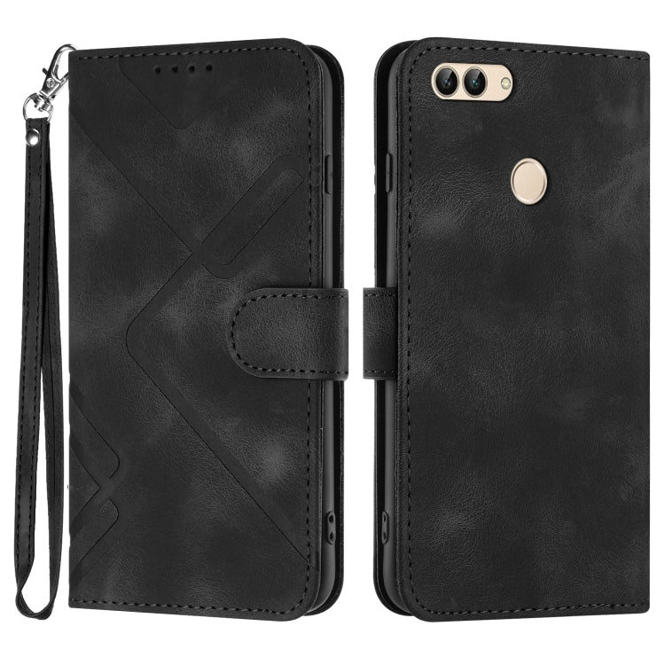 Line Pattern Skin Feel Leather Phone Case, For Huawei P30 Pro, For Huawei P smart 2019/nova lite 3, For Huawei Mate 20 Pro, For Huawei Mate 20 lite/Maimang 7, For Huawei P20 Pro, For Huawei P20 lite, For Huawei P smart 2018/Enjoy 7S��������������������...