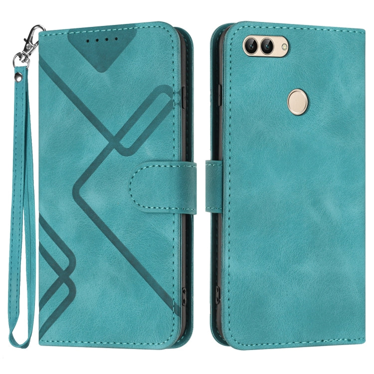 Line Pattern Skin Feel Leather Phone Case, For Huawei P30 Pro, For Huawei P smart 2019/nova lite 3, For Huawei Mate 20 Pro, For Huawei Mate 20 lite/Maimang 7, For Huawei P20 Pro, For Huawei P20 lite, For Huawei P smart 2018/Enjoy 7S��������������������...