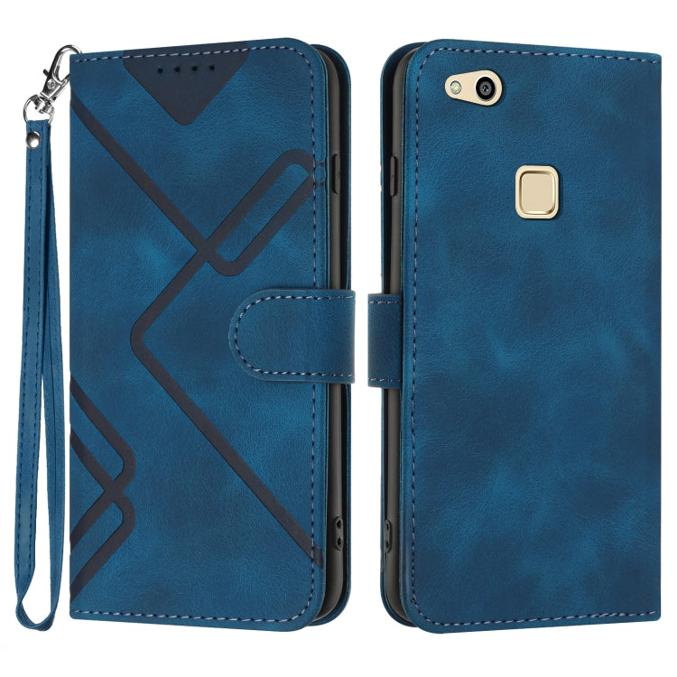 Line Pattern Skin Feel Leather Phone Case, For Huawei P30 Pro, For Huawei P smart 2019/nova lite 3, For Huawei Mate 20 Pro, For Huawei Mate 20 lite/Maimang 7, For Huawei P20 Pro, For Huawei P20 lite, For Huawei P smart 2018/Enjoy 7S��������������������...