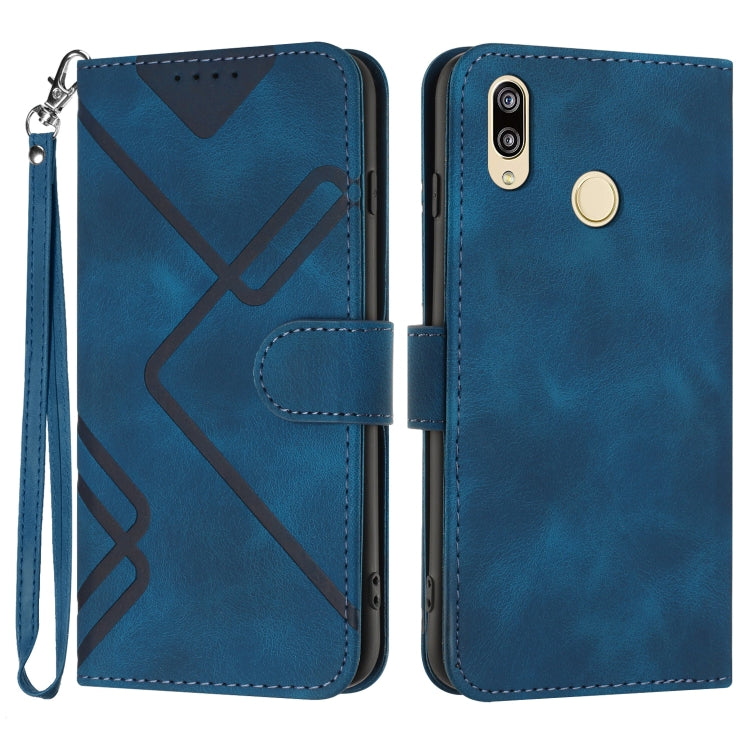 Line Pattern Skin Feel Leather Phone Case, For Huawei P30 Pro, For Huawei P smart 2019/nova lite 3, For Huawei Mate 20 Pro, For Huawei Mate 20 lite/Maimang 7, For Huawei P20 Pro, For Huawei P20 lite, For Huawei P smart 2018/Enjoy 7S��������������������...