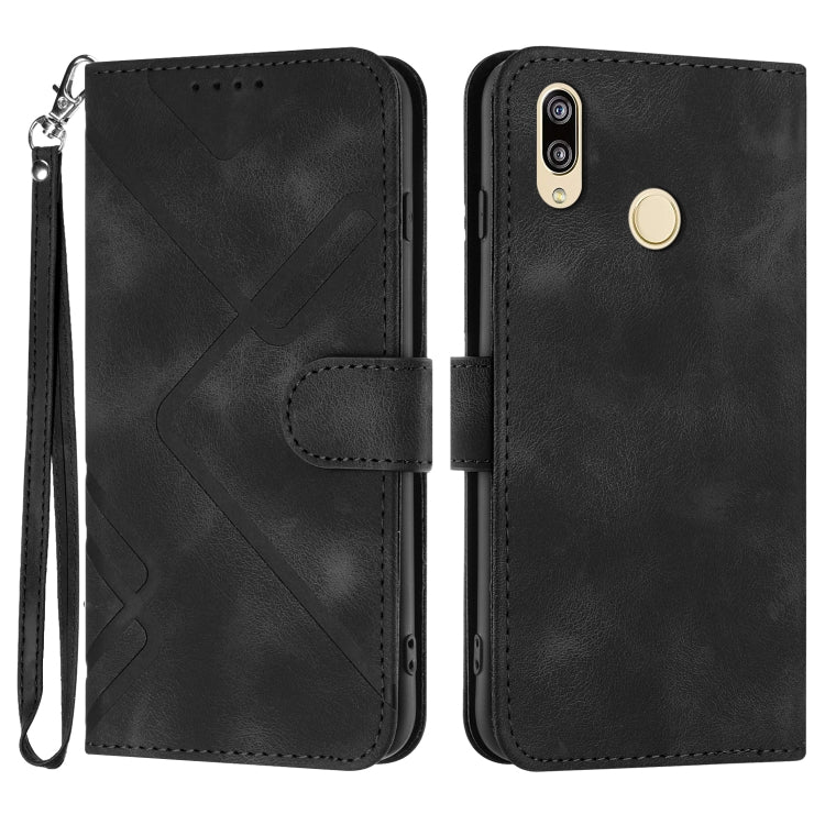 Line Pattern Skin Feel Leather Phone Case, For Huawei P30 Pro, For Huawei P smart 2019/nova lite 3, For Huawei Mate 20 Pro, For Huawei Mate 20 lite/Maimang 7, For Huawei P20 Pro, For Huawei P20 lite, For Huawei P smart 2018/Enjoy 7S��������������������...