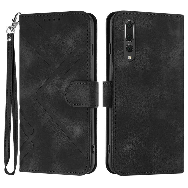 Line Pattern Skin Feel Leather Phone Case, For Huawei P30 Pro, For Huawei P smart 2019/nova lite 3, For Huawei Mate 20 Pro, For Huawei Mate 20 lite/Maimang 7, For Huawei P20 Pro, For Huawei P20 lite, For Huawei P smart 2018/Enjoy 7S��������������������...