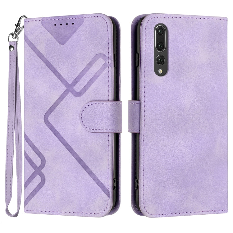 Line Pattern Skin Feel Leather Phone Case, For Huawei P30 Pro, For Huawei P smart 2019/nova lite 3, For Huawei Mate 20 Pro, For Huawei Mate 20 lite/Maimang 7, For Huawei P20 Pro, For Huawei P20 lite, For Huawei P smart 2018/Enjoy 7S��������������������...