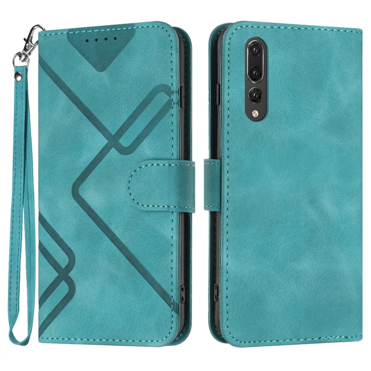Line Pattern Skin Feel Leather Phone Case, For Huawei P30 Pro, For Huawei P smart 2019/nova lite 3, For Huawei Mate 20 Pro, For Huawei Mate 20 lite/Maimang 7, For Huawei P20 Pro, For Huawei P20 lite, For Huawei P smart 2018/Enjoy 7S��������������������...