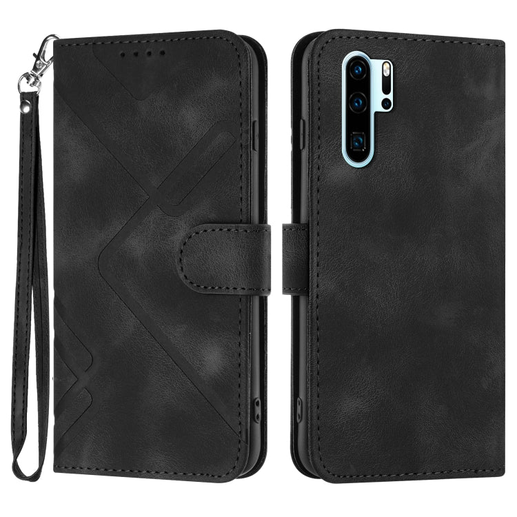 Line Pattern Skin Feel Leather Phone Case, For Huawei P30 Pro, For Huawei P smart 2019/nova lite 3, For Huawei Mate 20 Pro, For Huawei Mate 20 lite/Maimang 7, For Huawei P20 Pro, For Huawei P20 lite, For Huawei P smart 2018/Enjoy 7S��������������������...