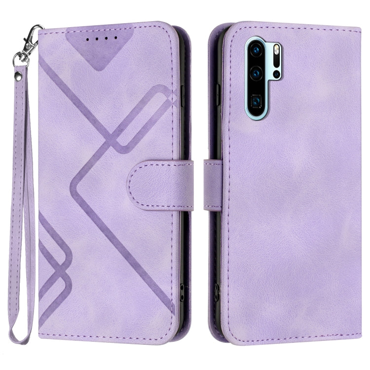 Line Pattern Skin Feel Leather Phone Case, For Huawei P30 Pro, For Huawei P smart 2019/nova lite 3, For Huawei Mate 20 Pro, For Huawei Mate 20 lite/Maimang 7, For Huawei P20 Pro, For Huawei P20 lite, For Huawei P smart 2018/Enjoy 7S��������������������...