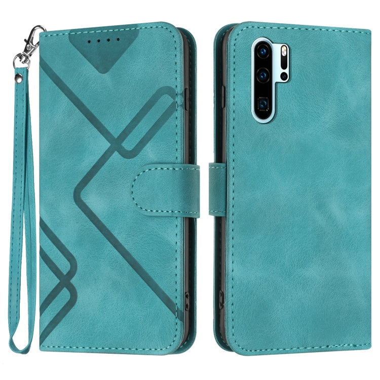 Line Pattern Skin Feel Leather Phone Case, For Huawei P30 Pro, For Huawei P smart 2019/nova lite 3, For Huawei Mate 20 Pro, For Huawei Mate 20 lite/Maimang 7, For Huawei P20 Pro, For Huawei P20 lite, For Huawei P smart 2018/Enjoy 7S��������������������...