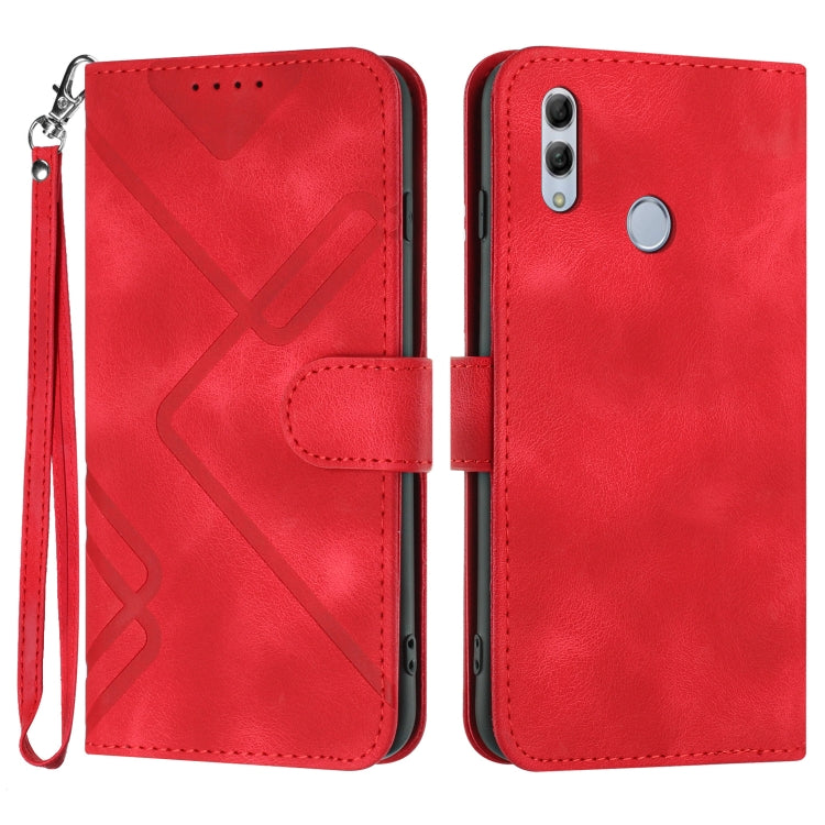 Line Pattern Skin Feel Leather Phone Case, For Huawei P30 Pro, For Huawei P smart 2019/nova lite 3, For Huawei Mate 20 Pro, For Huawei Mate 20 lite/Maimang 7, For Huawei P20 Pro, For Huawei P20 lite, For Huawei P smart 2018/Enjoy 7S��������������������...