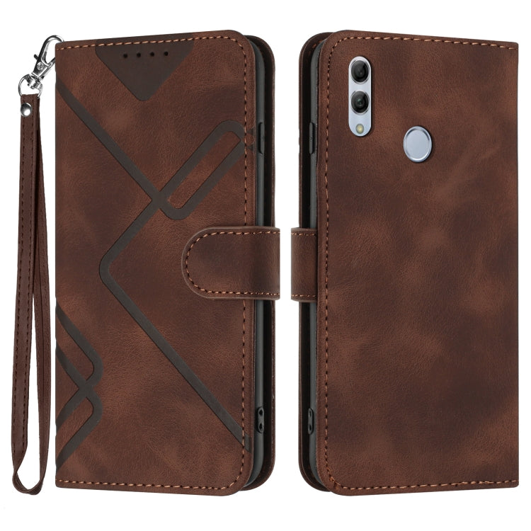 Line Pattern Skin Feel Leather Phone Case, For Huawei P30 Pro, For Huawei P smart 2019/nova lite 3, For Huawei Mate 20 Pro, For Huawei Mate 20 lite/Maimang 7, For Huawei P20 Pro, For Huawei P20 lite, For Huawei P smart 2018/Enjoy 7S��������������������...
